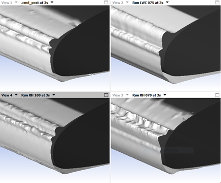 Post-processing Multiple Third Shot Ice Shapes