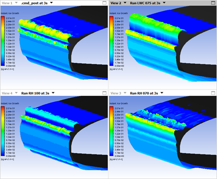 Post-processing Multiple Third Shot Ice Accretion Rate Distributions