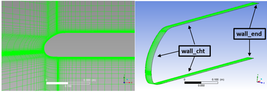 External Mesh (Left: Symmetric Plane; Right: Surface Walls)