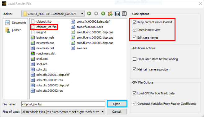 Loading a Solution – Navigating to the Results File