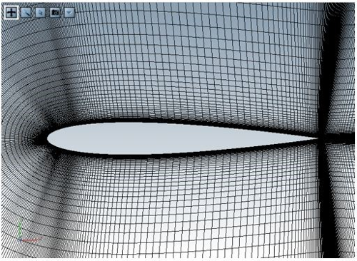 Grid of the External Flow Domain