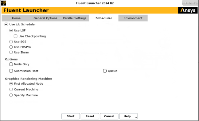 4.2. Submitting a Fluent Job Using Fluent Launcher