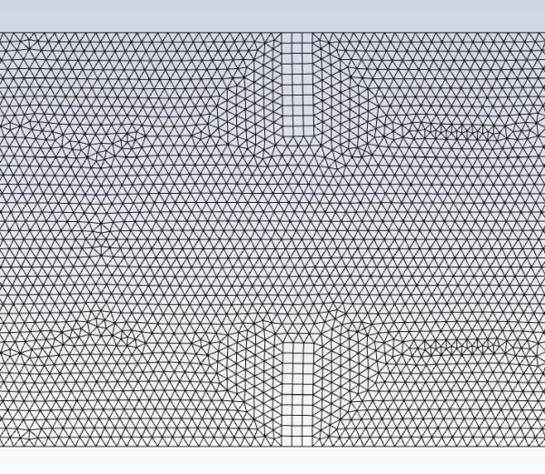 The Mesh of the Displaced Flap