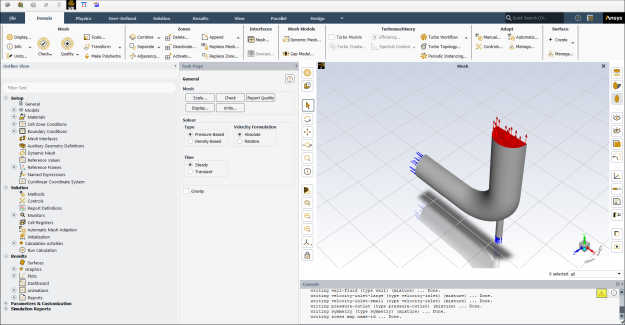 The Ansys Fluent Application