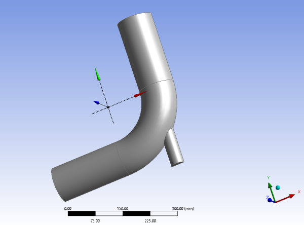 Changing the Diameter of the Small Inlet in Ansys DesignModeler