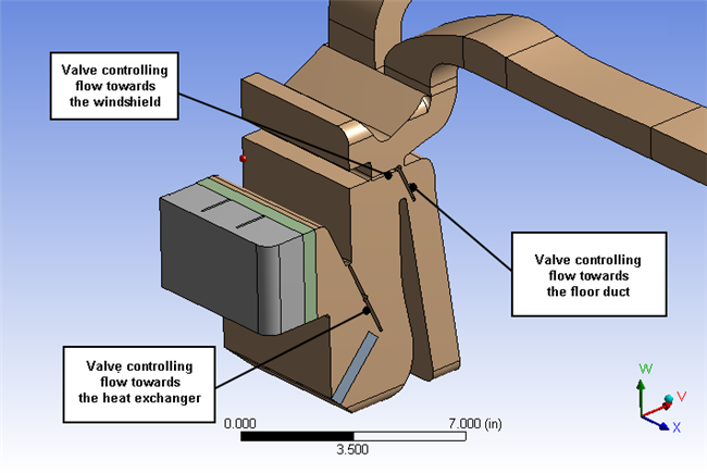 HVAC System Valve Location Details