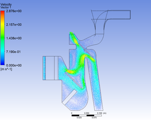 Vectors Colored by Velocity (DP1)
