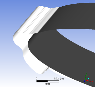 Ice View in CFD-Post, Final Ice Shape