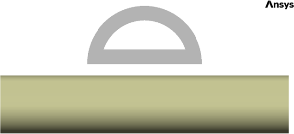 Cross Section of the Die Channel and Location of the Conveyor Rollers