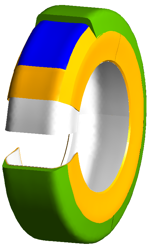 Cross Section of the Final Tire Assembly