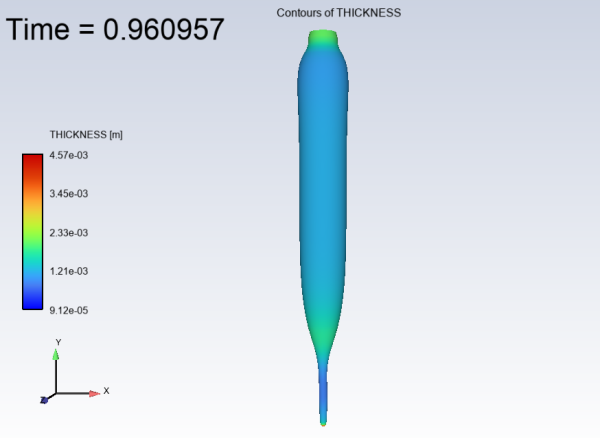 Contours of Thickness (THICKNESS): Timestep=625