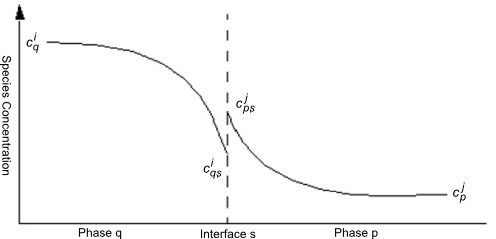 Distribution of Molar Concentration in the Two-Resistance Model