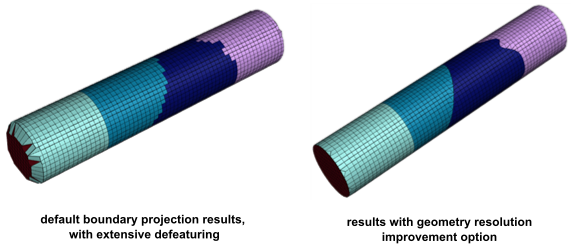 Improving the Geometry Resolution