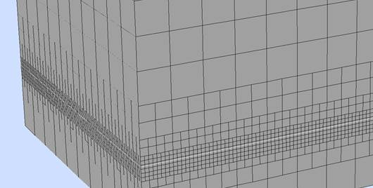 Surface Mesh Before the Model Transition is Triggered