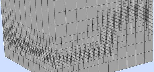 Surface Mesh After the Mesh Adaption and Phase Transition