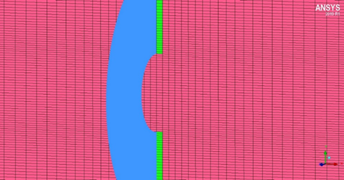 Schematic of a Cut Through a Structured VBM Grid. The Green Cells Are Assigned to the VBM