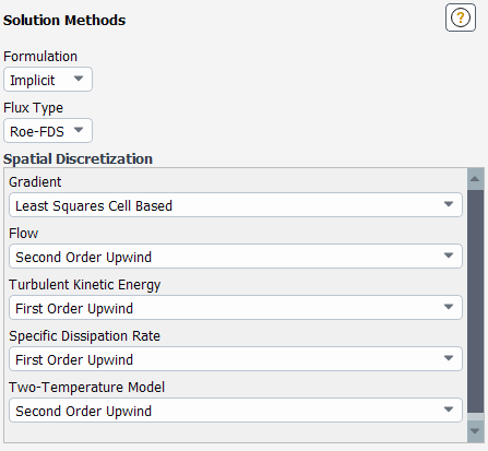 The Solution Methods Task Page