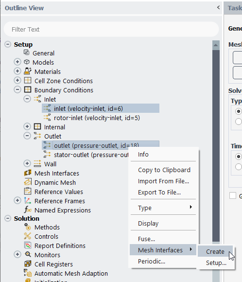 Pairing Boundary Zones Using the Right-Click Menu