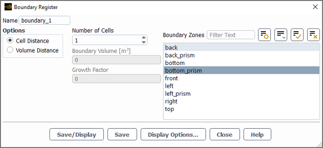 Marking Boundary Cells