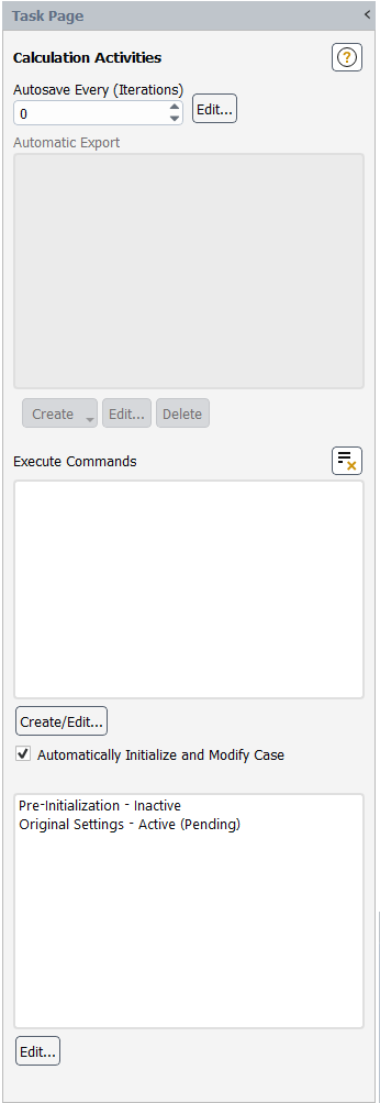 The Automatically Initialize and Modify Case Option