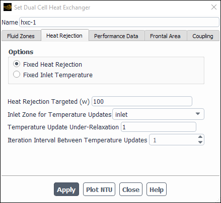 The Heat Rejection Tab