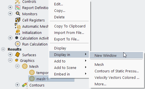 Outline View 'Display in' Example