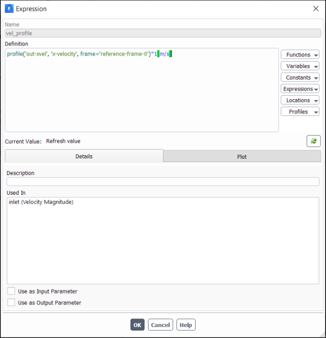 Example Profile Expression