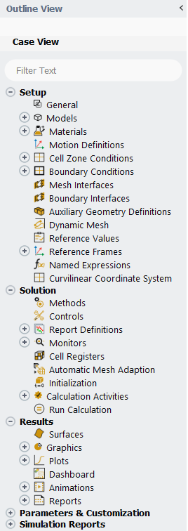 The Fluent Outline View