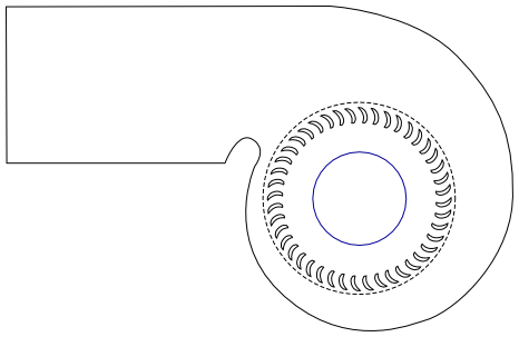 2D Circular-Arc Mesh Interface