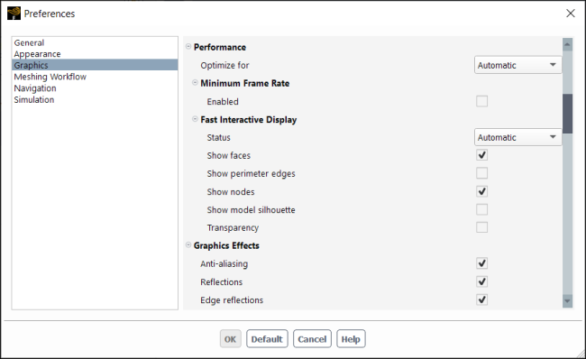 Performance Preferences