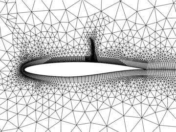 Hybrid Triangular/Quadrilateral Mesh with Hanging Nodes