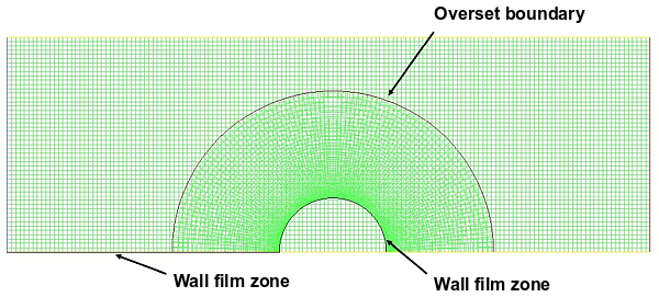 Invalid Configuration for the Lagrangian Wall film Model with Overset Mesh