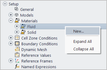 The Materials Branch in the Outline View