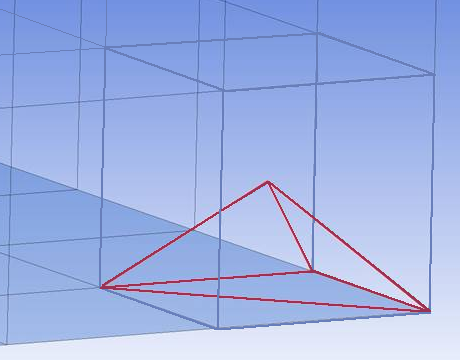 A Subtet Formed From Decomposing a Hexagonal Cell