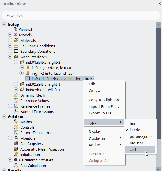 Creating a Coupled Wall at a One-to-One Mesh Interface