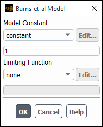 Burns et al. Model Dialog Box