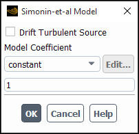 Simonin-et-al Model Dialog Box