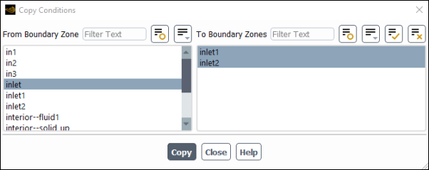 The Copy Conditions Dialog Box