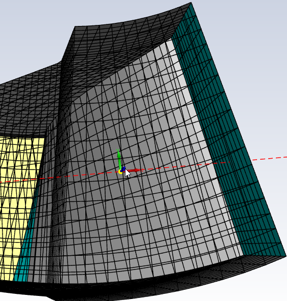 Using the Point Tool with Front Faces Transparent