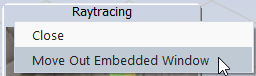 Move Out Embedded Window