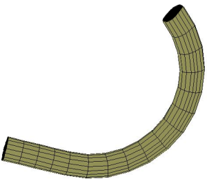 Optimal Surface Mesh on the Reacting Channel Wall