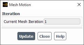 The Mesh Motion Dialog Box for Steady-State Dynamic Meshes