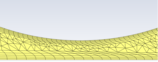 Skewed prism cells due to translational motion between two bodies in close proximity