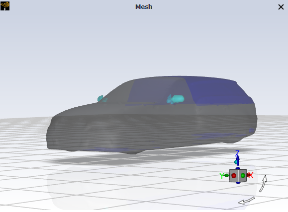 Transparent Mesh Display