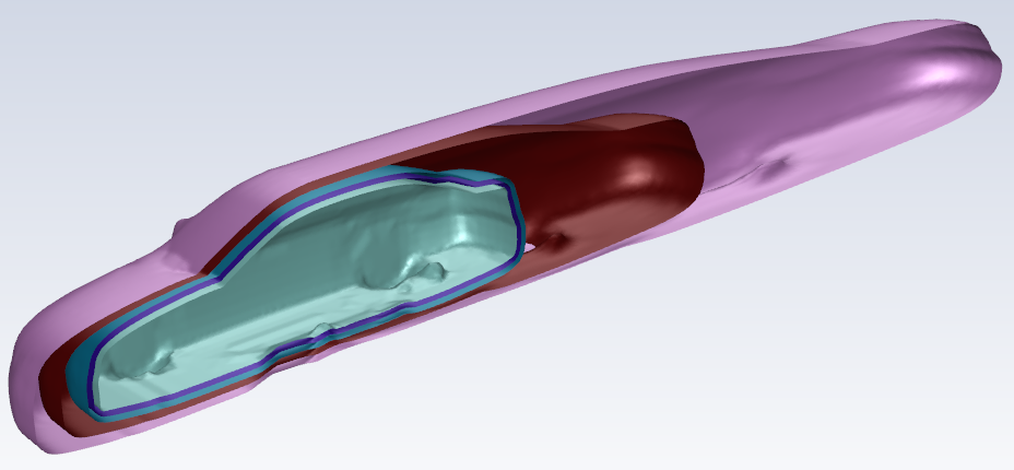 An Example of a Refinement Region Around a Car