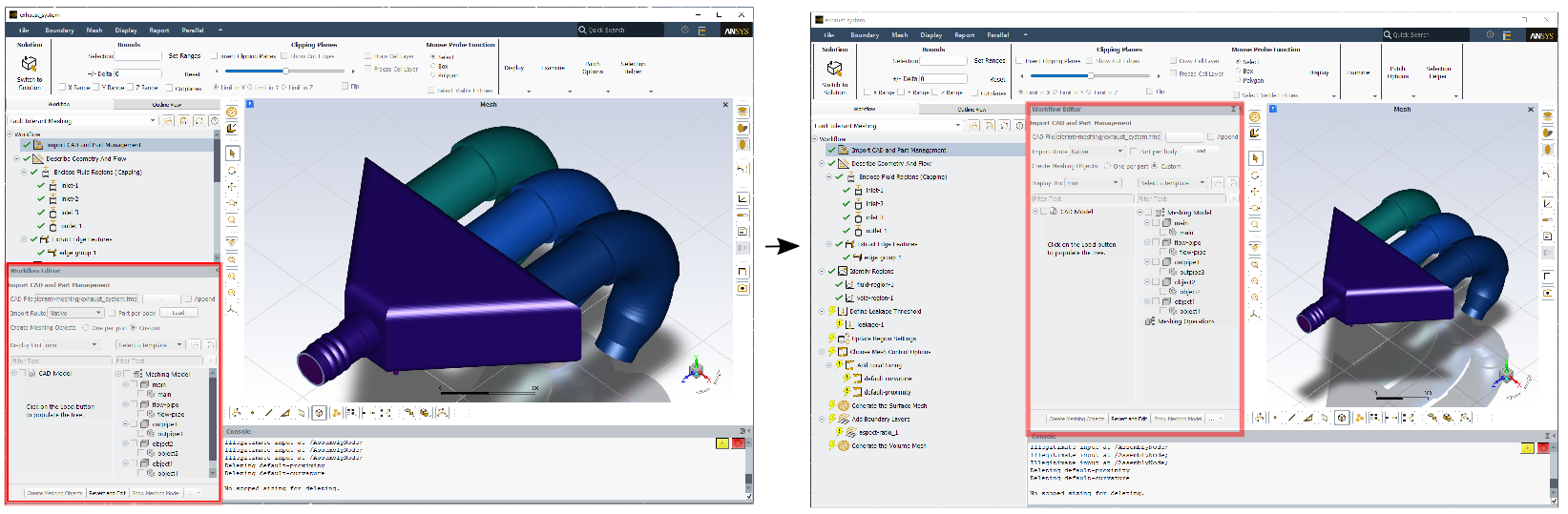 The Dockable Workflow Editor