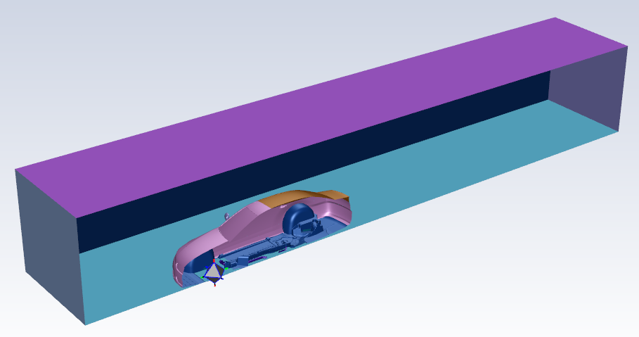 An External Flow Boundary Around a Car