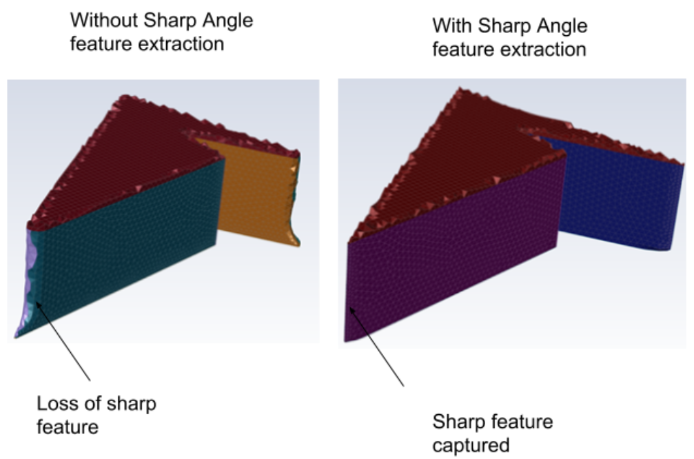 An Example of Addressing Sharp Angles - Final Mesh