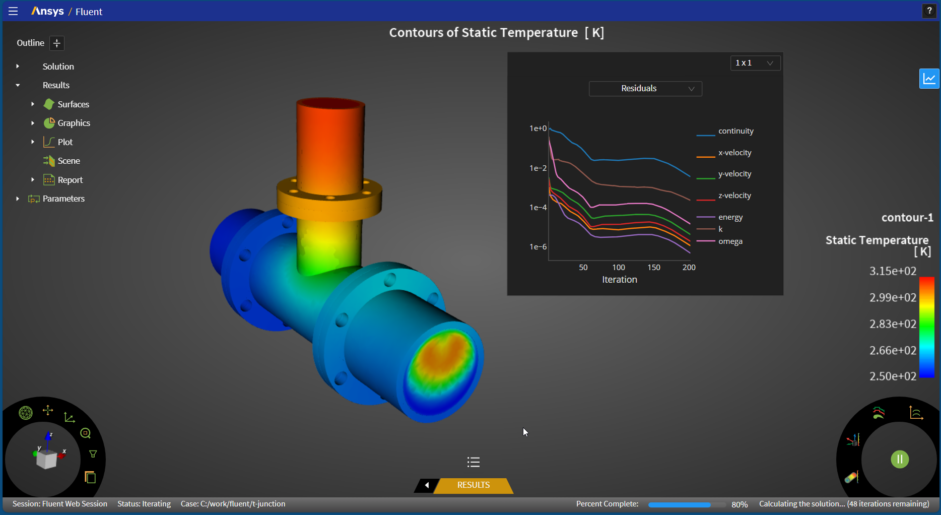 Ansys Fluent's Web Interface