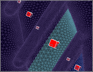 Display of Mesh Size Based on Size Field